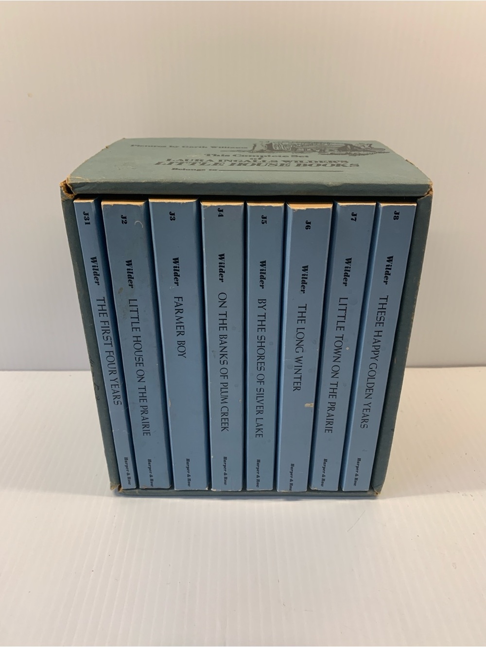 Little House Hardcover Box Set - Light Blue